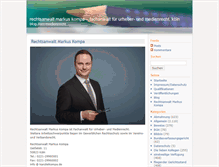 Tablet Screenshot of kanzleikompa.de